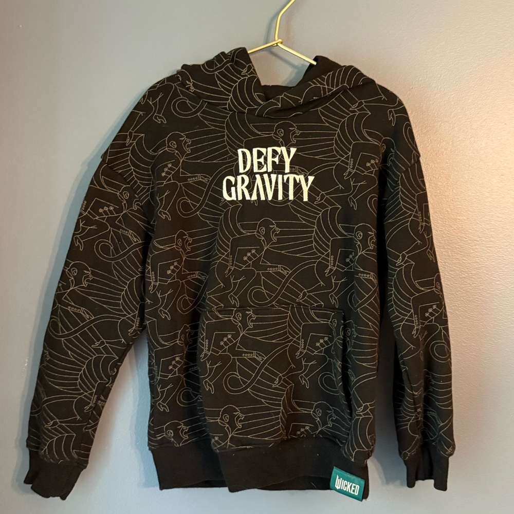 Black 'Defy Gravity' Hoodie‎